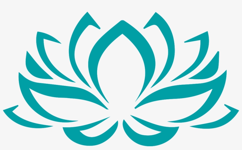 Lotus Flower Clipart Black White, transparent png download