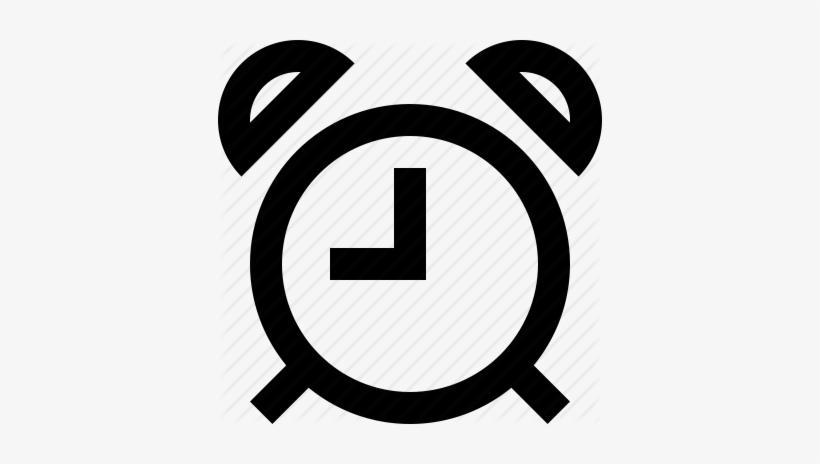 Alarm, Clock, Outline, Time, Wake Up Icon - Alarm Clock, transparent png download