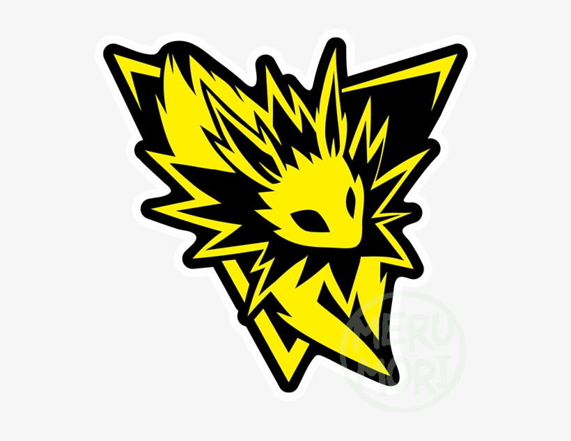 Team Instinct Jolteon Sticker, transparent png download