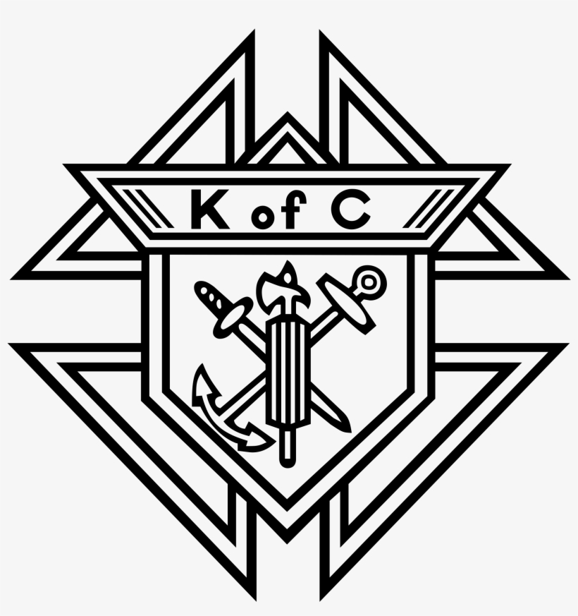 Knights Of Columbus Logo Black And White - Transparent Knights Of Columbus, transparent png download