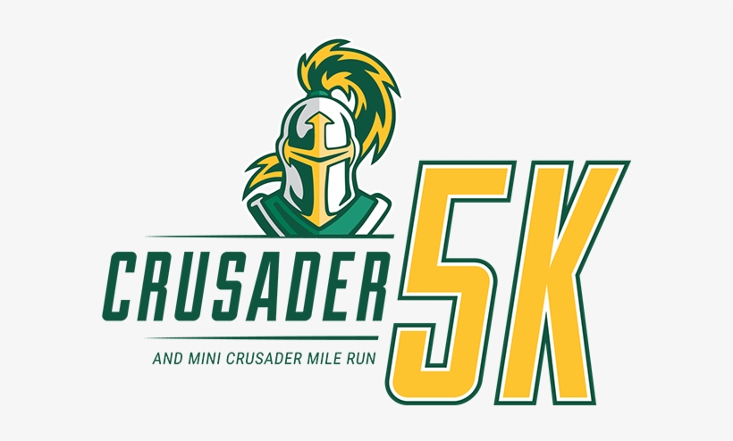 Crusader 5k And Mini Crusader Mile Run - Graphic Design, transparent png download