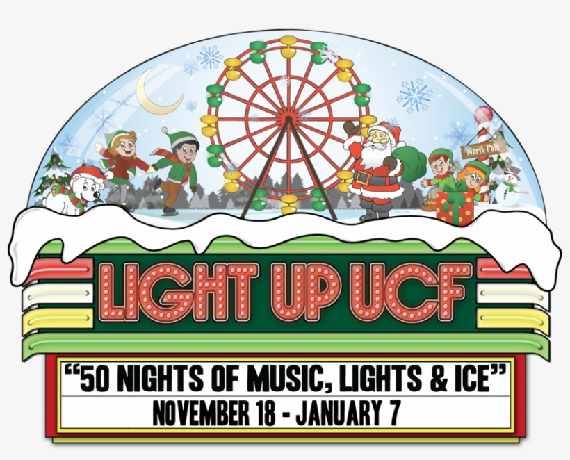 Light Up Ucf Logo - Light Up Ucf, transparent png download