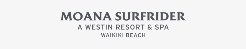9th Annual Mangoes At The Moana - Moana Surfrider Logo, transparent png download