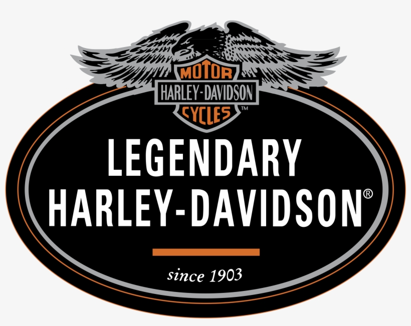 Harley Davidson Logo Png Transparent - Legendary Harley Davidson Logo, transparent png download