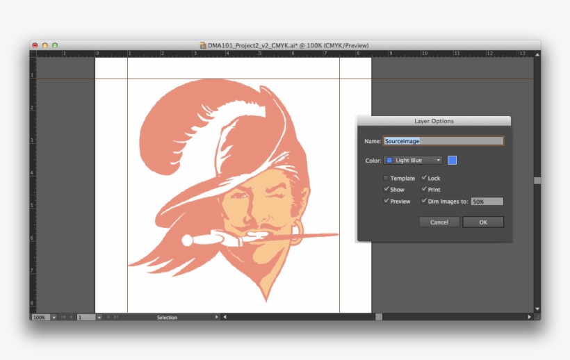 Dimming The Source Image In Illustrator So I Can Easily - 1979 Tampa Bay Buccaneers Logo, transparent png download