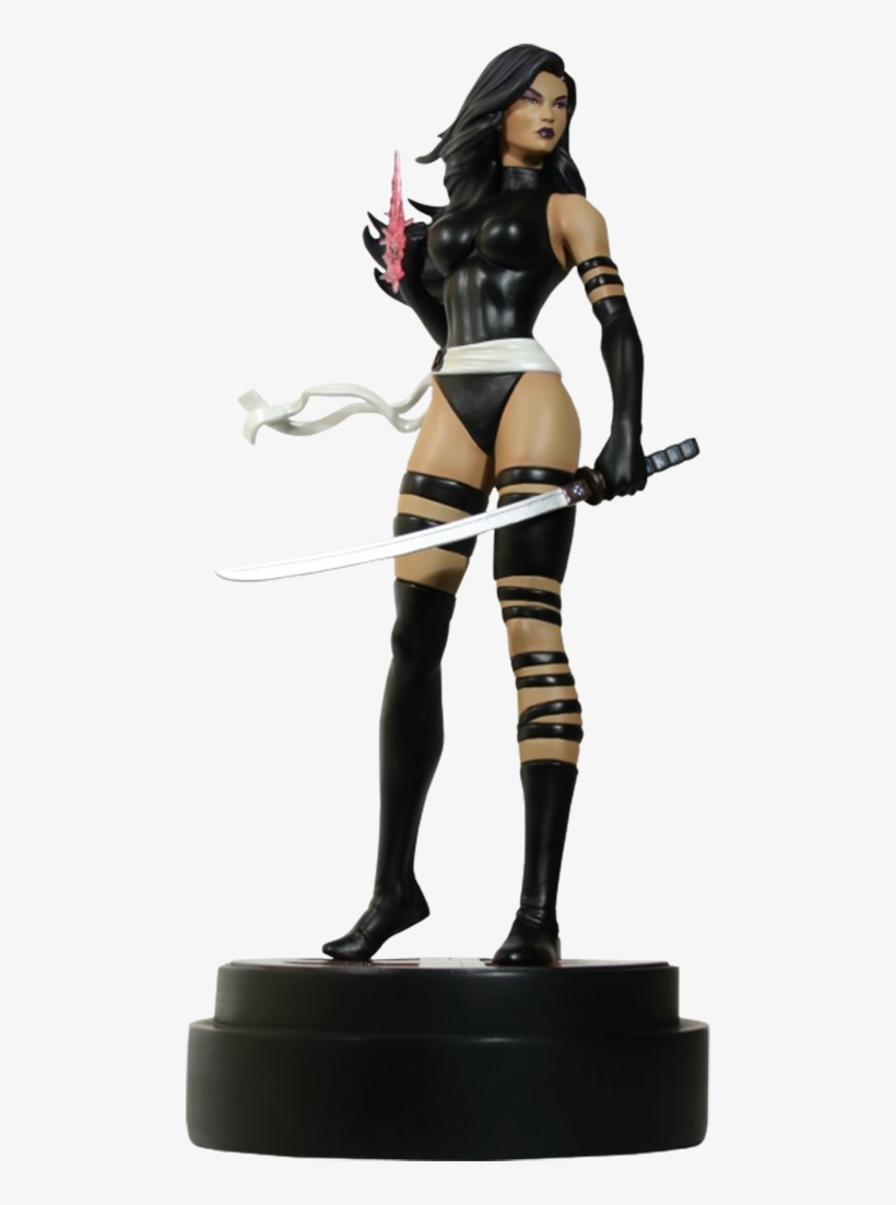 Marvel Statue Psylocke X-force - X Force Psylocke Statue, transparent png download