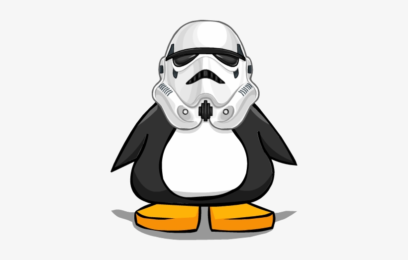 Stroomtrooper Helmet In Player Card - Penguin With Hard Hat, transparent png download