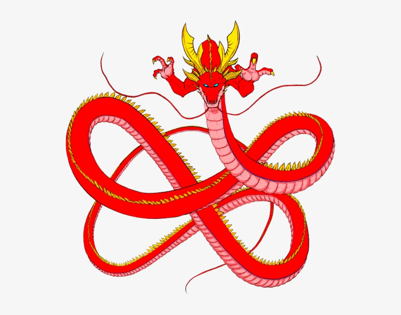 Shenron Transparent Red Png Library - Red Shenron Png, transparent png download