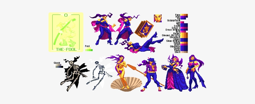 Psylocke Sprites, transparent png download