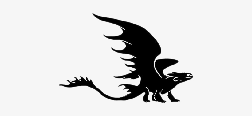Report Abuse - Toothless Silhouette, transparent png download