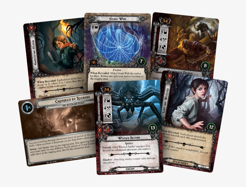 Mirkwood The Dark, Enchanted Forest - Lord Of The Rings Lcg: The Sands, transparent png download