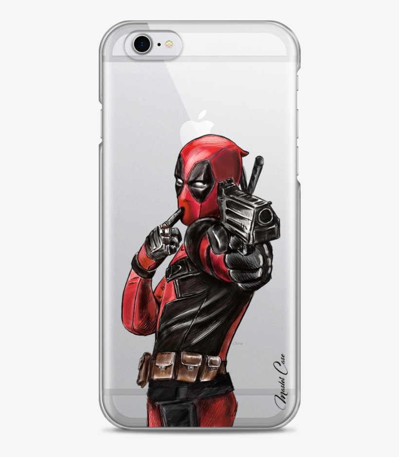Coque Iphone 6/6s Deadpool 2 Watercolor Design - Iphone, transparent png download