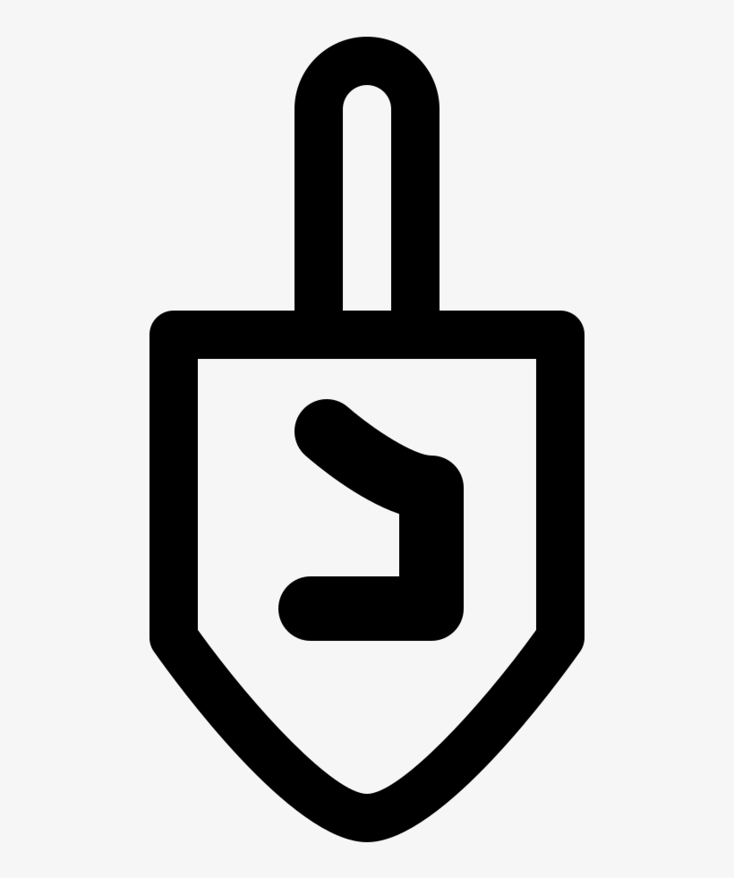 Open - Dreidel Svg, transparent png download