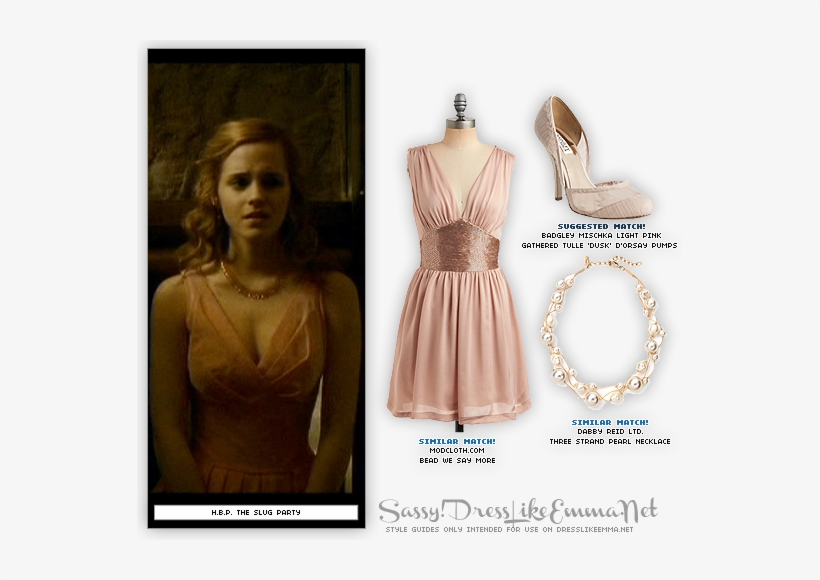 Diy Hermione Granger Dress - Hermione Granger Dress Half Blood Prince, transparent png download