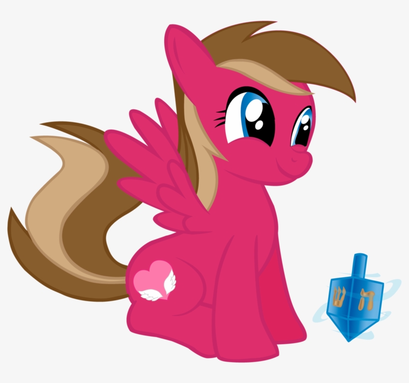 Koharukage, Dreidel, Hanukkah, Hebrew, Judaism, Oc, - My Little Pony Hanukkah, transparent png download