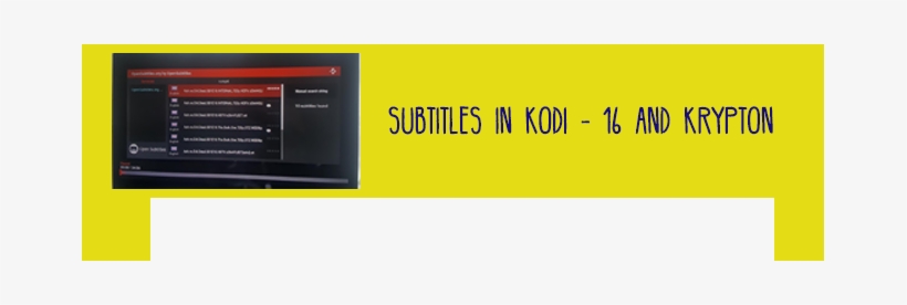 How To Use Subtitles In Kodi Snuuz - Kodi, transparent png download
