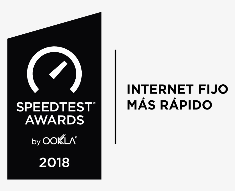 #internetdepelos Compara Con La Competencia - Ookla Speed Test Award, transparent png download