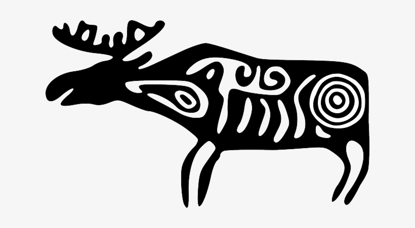 Animal Silhouette Patterns - Petroglyph Clip Art Large, transparent png download