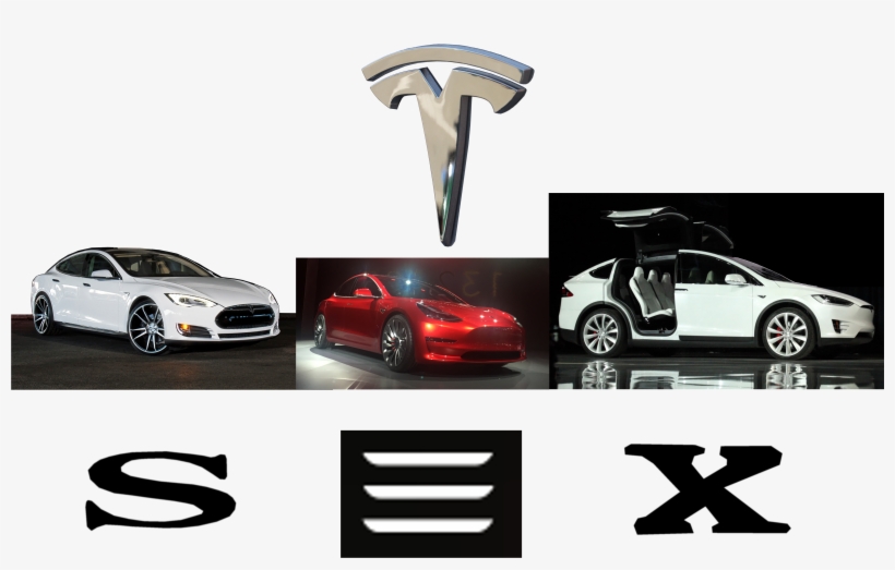 Tesla Model S 3 X, transparent png download