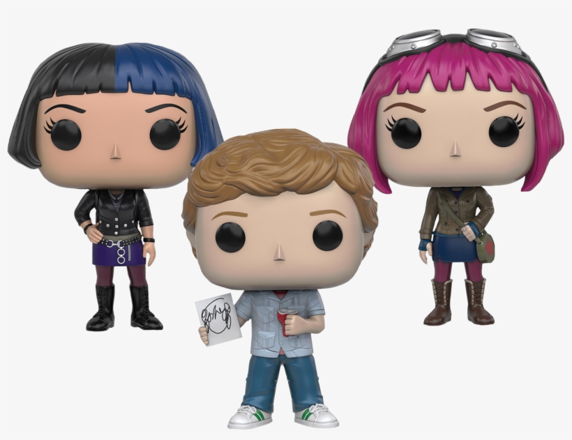 3 Evil Pops Pop Vinyl Bundle Set Of 3 Scott Pilgrim - Scott Pilgrim Knives Chau Pop, transparent png download