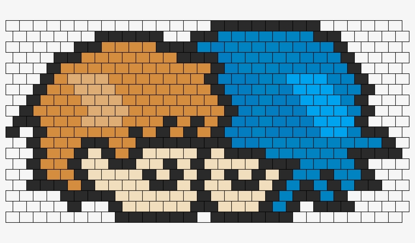 Scott Pilgrim And Ramona Flowers Bead Pattern - Ramona Flowers, transparent png download