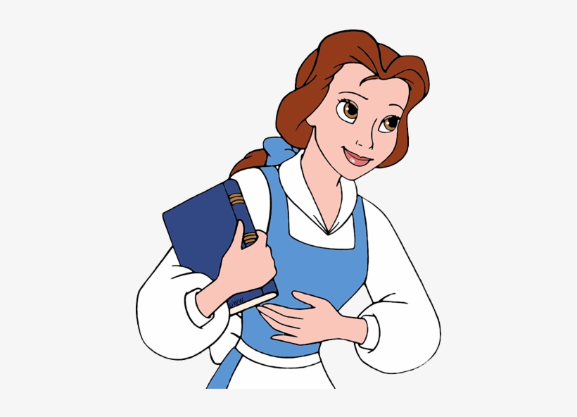 Belle, - Belle With A Book, transparent png download