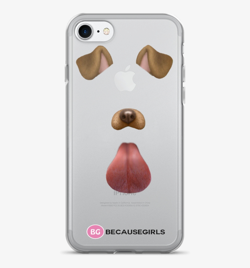Puppy Filter Clear Iphone Case - Iphone X Case - Dog Filter - The Casery, transparent png download