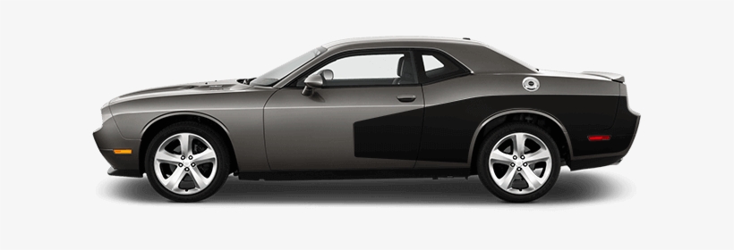Rear Billboard Stripes Vinyl - Side Stripes For Challenger, transparent png download