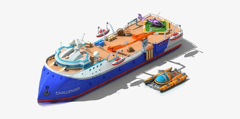 Challenger Bathyscaphe - Scale Model, transparent png download