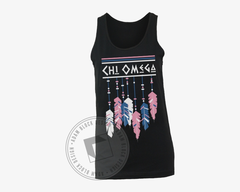 Chi Omega Birds Of A Feather Tank - Active Tank, transparent png download