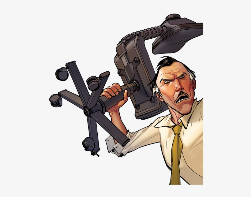 John Jonah Jameson From Ultimate Comics Spider Man - Ultimate Comics Spider-man By Brian Bendis, transparent png download