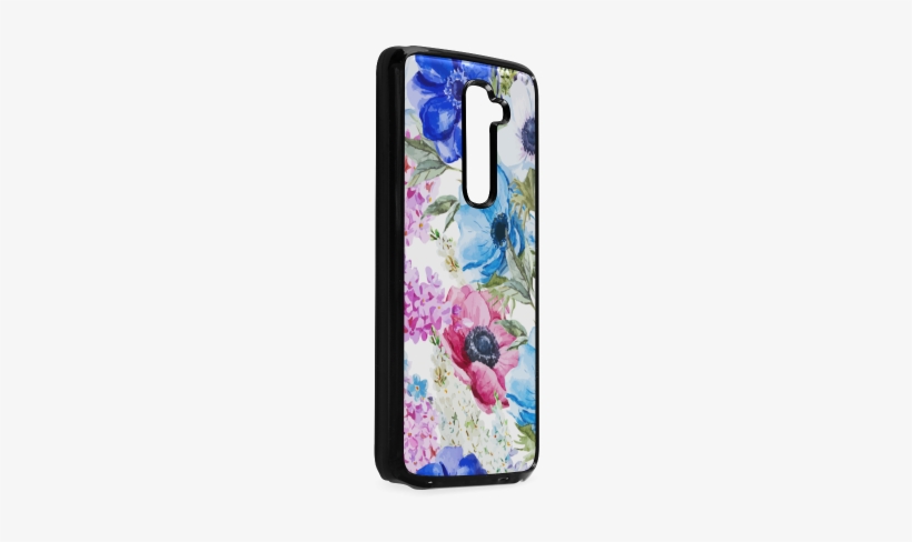 Watercolor Floral Pattern Hard Case For Lg G2 - Chic Watercolor Floral Pattern Area Rug, transparent png download
