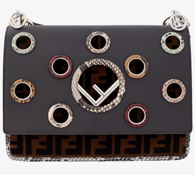 Fendi Sfilata Kan I Logo Shoulder Bag - Handbag, transparent png download