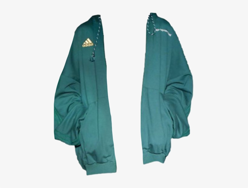 Adidas 80s Vintage Eighties Green Jacket Coat Png Polyv - Jacket Png For Picsart, transparent png download