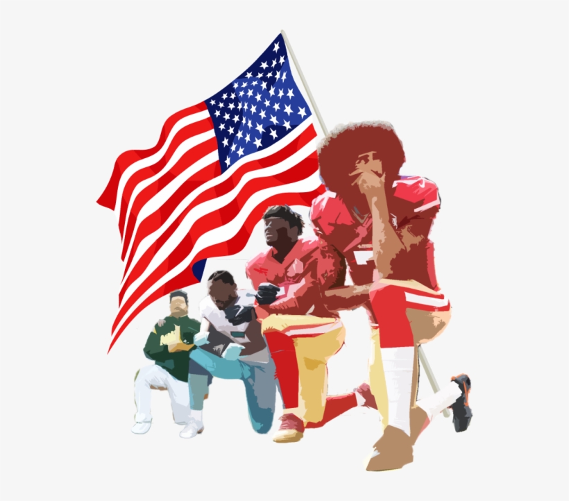 Advertisement - Colin Kaepernick Kneeling Transparent, transparent png download