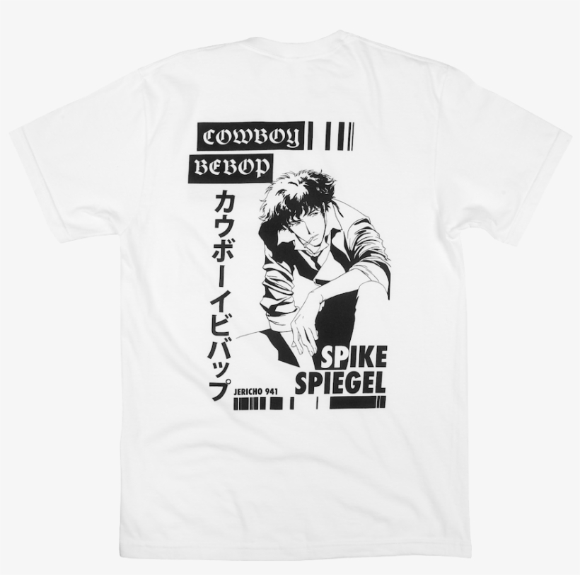 Cowboy Bebop Spike White Tee - Cowboy Bebop, transparent png download