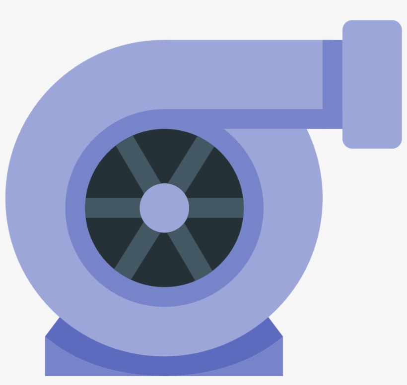 The Icon Has A Triangular Base At Its Bottom - Turbocharger, transparent png download
