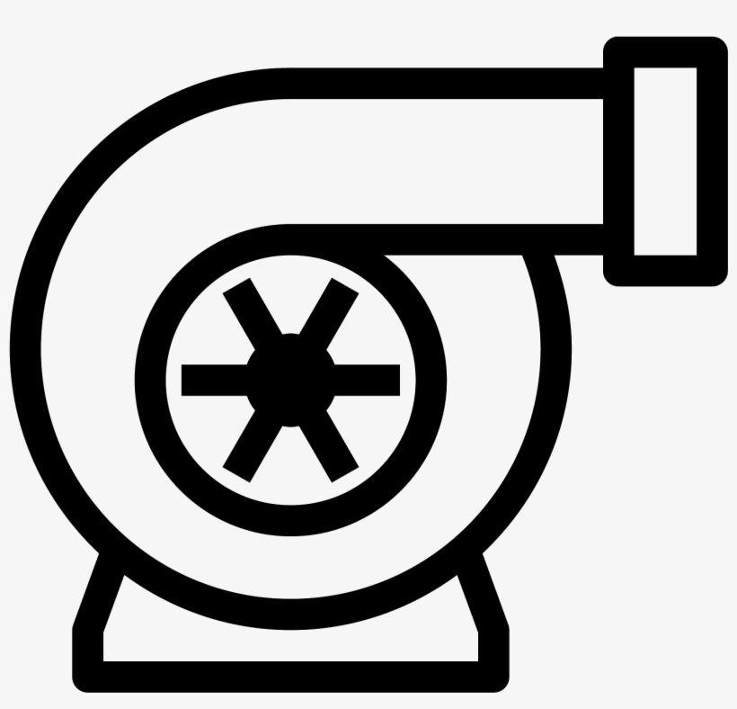 Transparent Turbocharger Vector Turbo Snail - Turbo Icon Png White, transparent png download