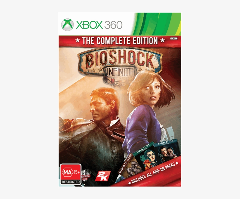 Bioshock Infinite: The Complete Edition Xbox 360 360, transparent png download