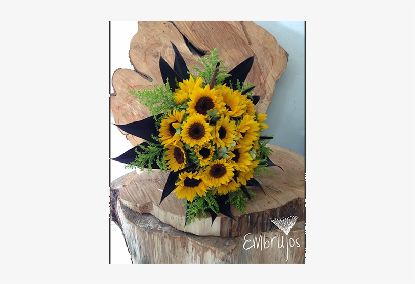 Girasoles/hortensias - Bouquet, transparent png download