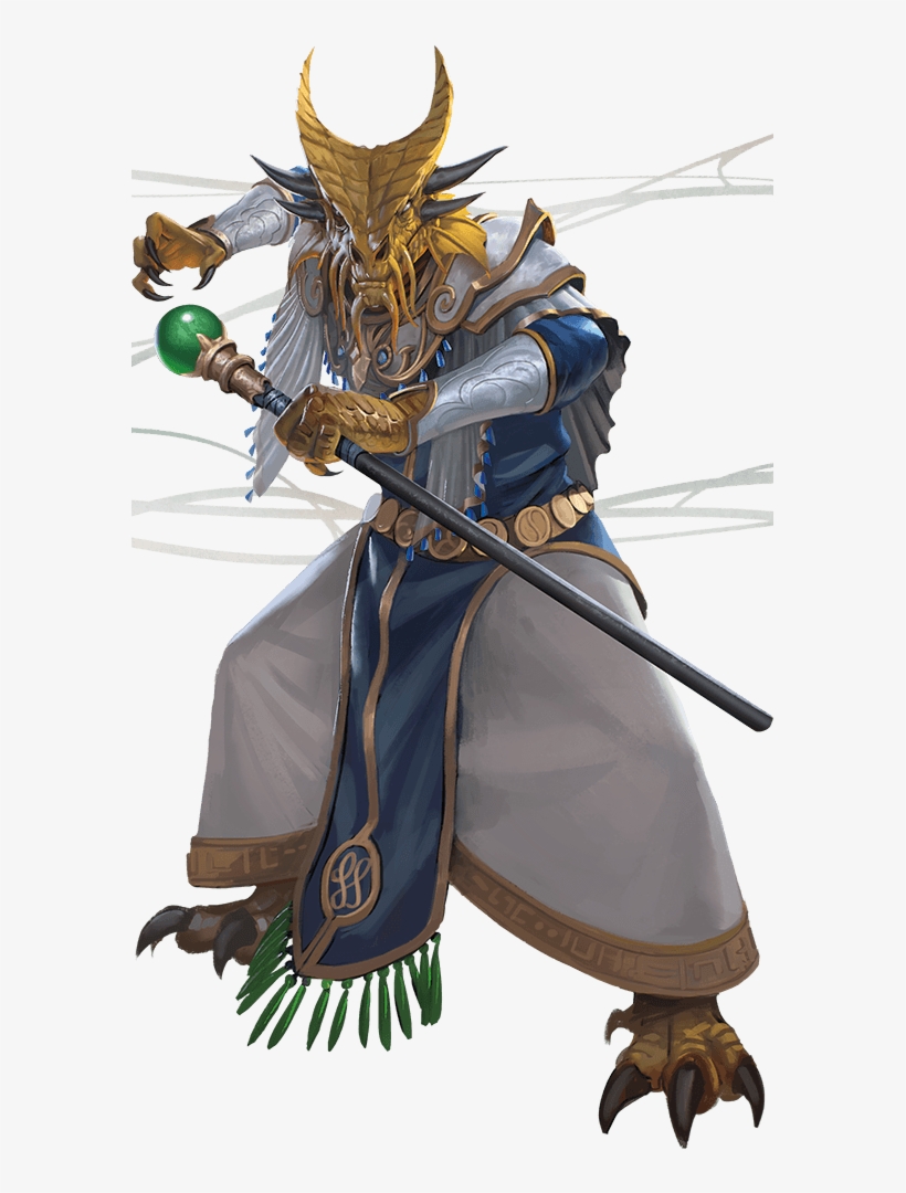 M Dragonborn Wizard Staff Hilvl Tower Urban City Library - Zindar Tomb Of Annihilation, transparent png download