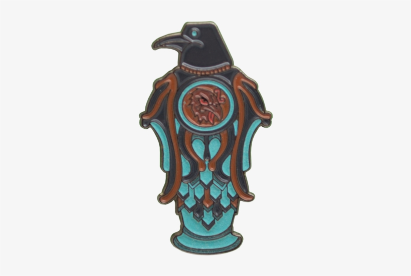 Bioshock 'murder Of Crows' Vigor Pin Badge - Penguin, transparent png download