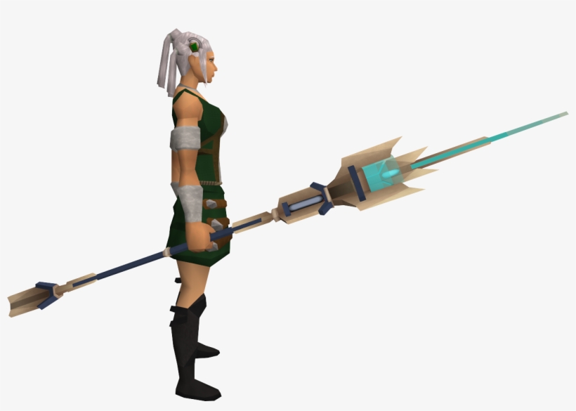 Image Tower Equipped Runescape - Runescape Law Staff, transparent png download