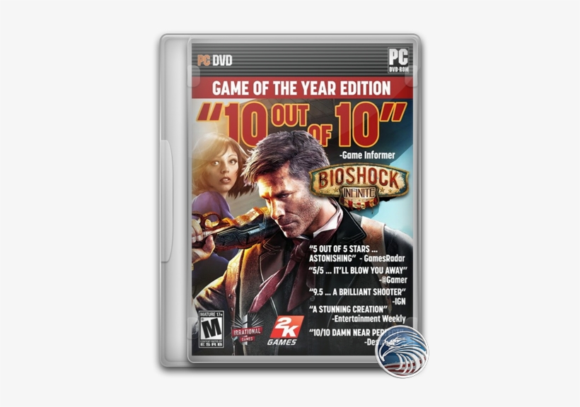 Bioshock Infinite Game Of The Year Edition Multi12 - Bioshock - Infinite - Song Bird Edition Xbox 360, transparent png download
