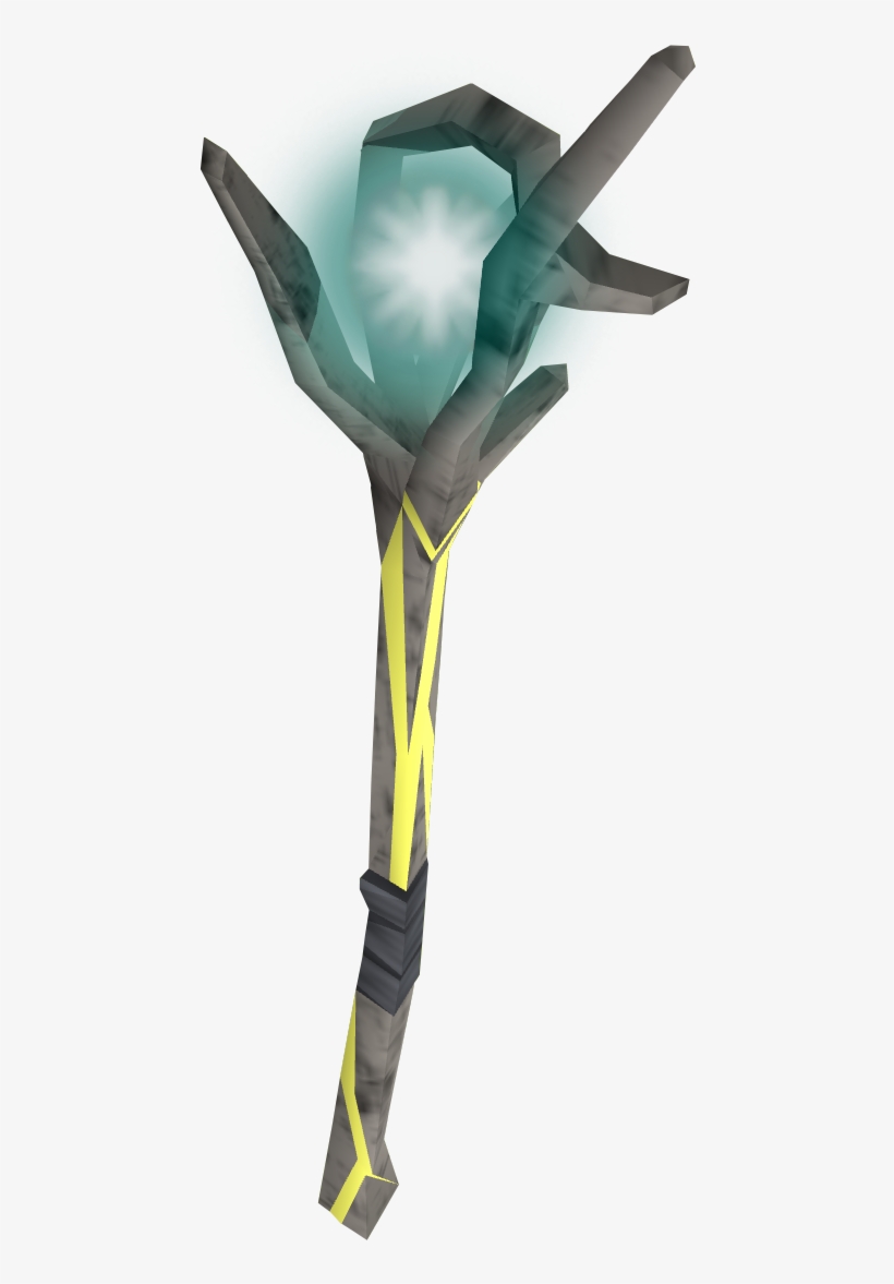 Blisterwood Staff Detail - Cartoon Magic Staff Png, transparent png download