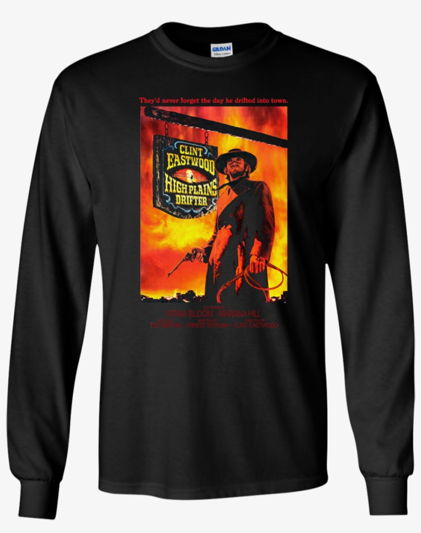 High Plains Drifter Clint Eastwood Western The Good - High Plains Drifter Movie Poster 24x36, transparent png download