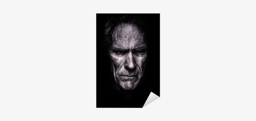 Clint Eastwood Portrait, transparent png download
