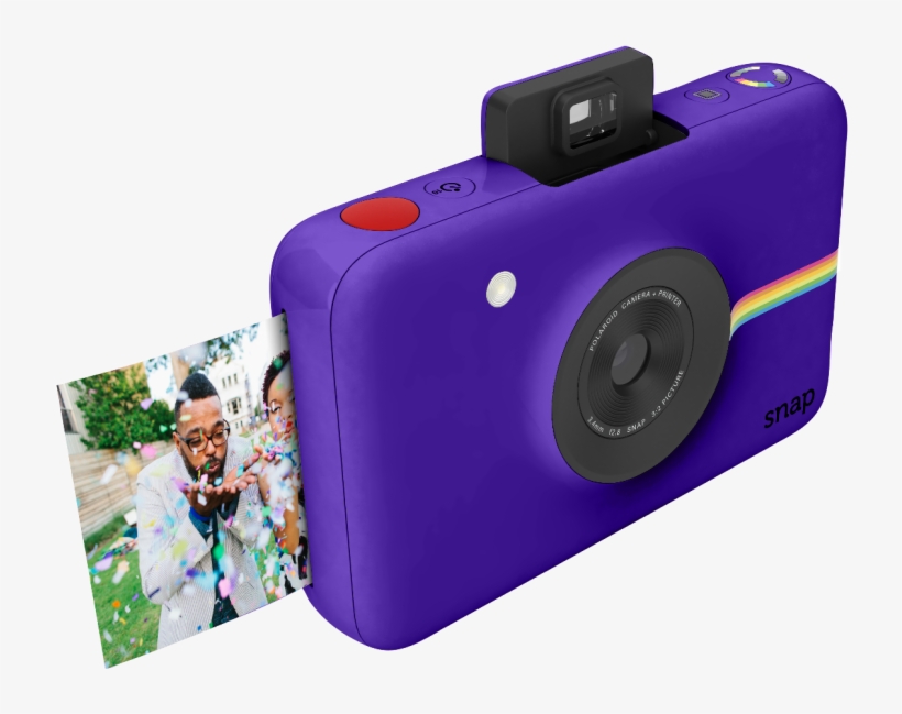 Watch Videos About Product - Polaroid Snap Instant Digital Camera Black, transparent png download