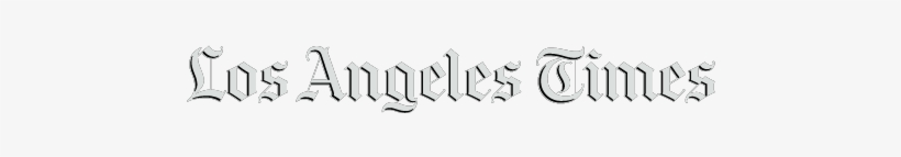 Los Angeles Times - Calligraphy, transparent png download