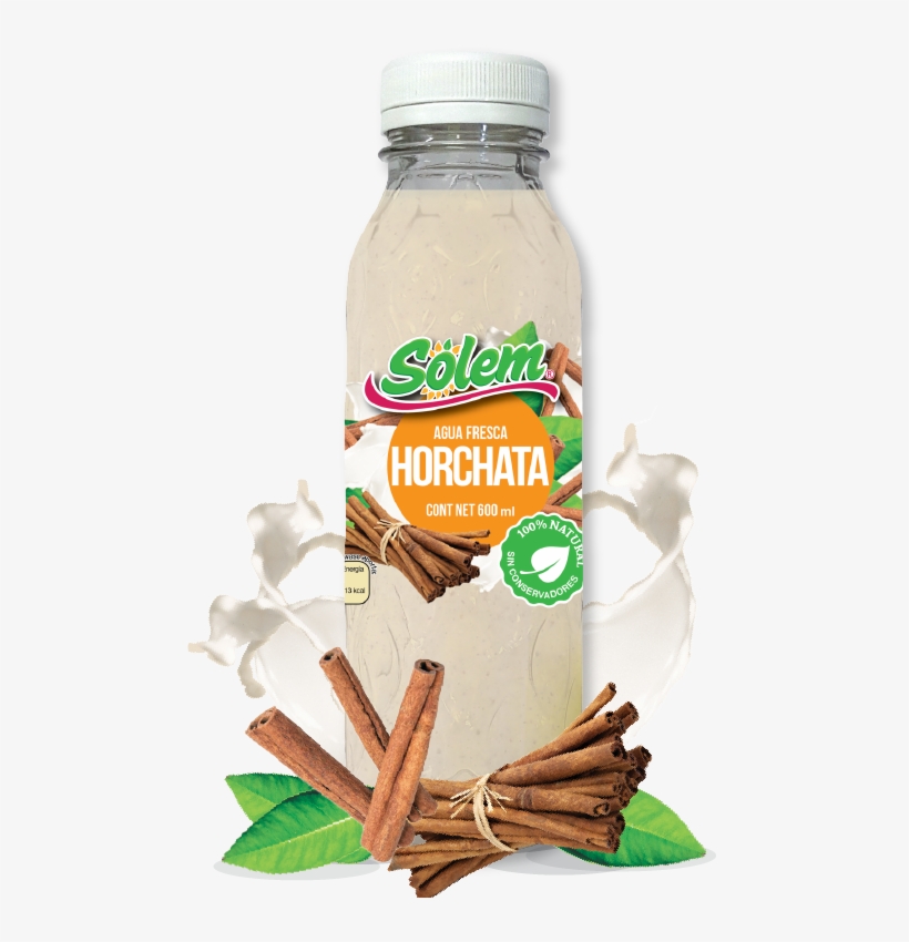 Agua De Horchata - Botellas De Aguas Frescas, transparent png download